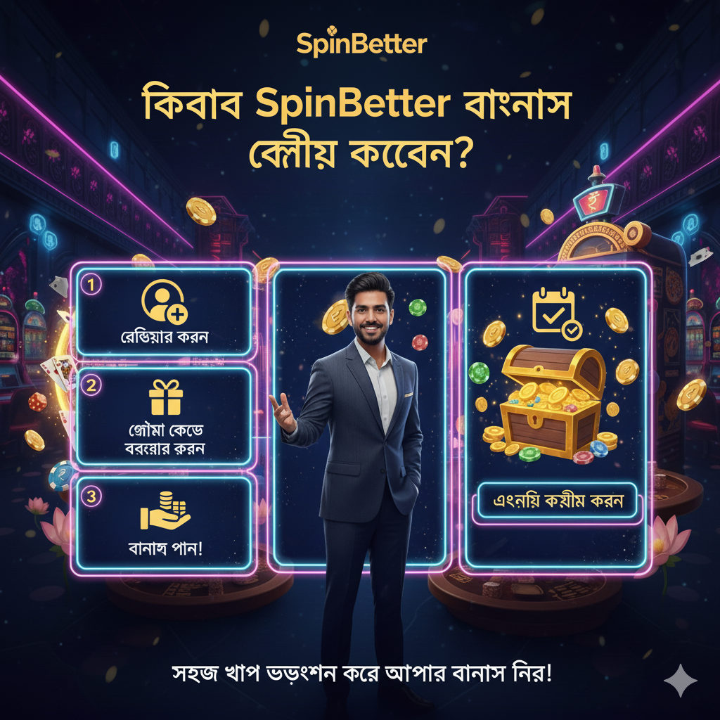 কিভাবে claim SpinBetter bonus করবেন